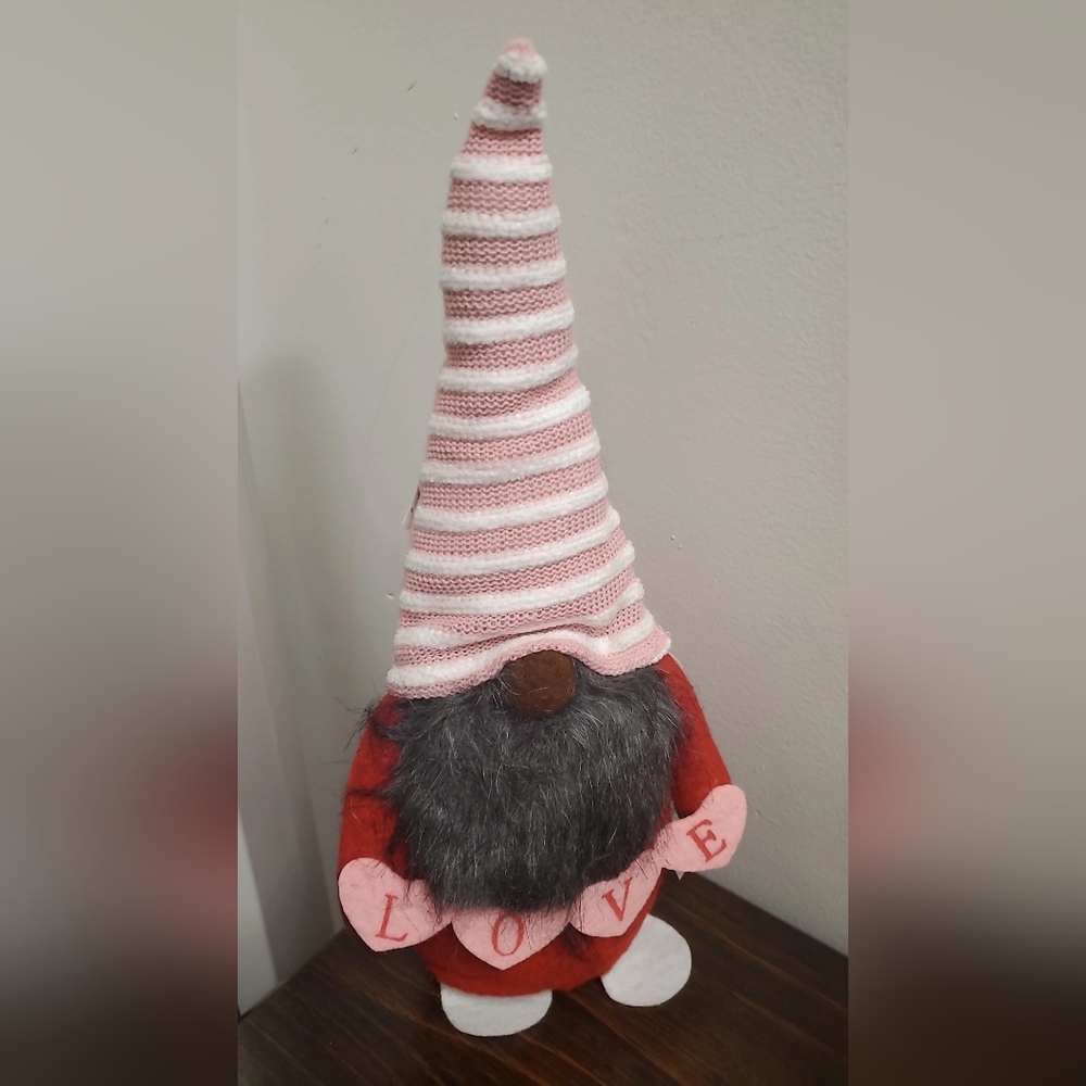 African American Valentine's day Gnome 14in